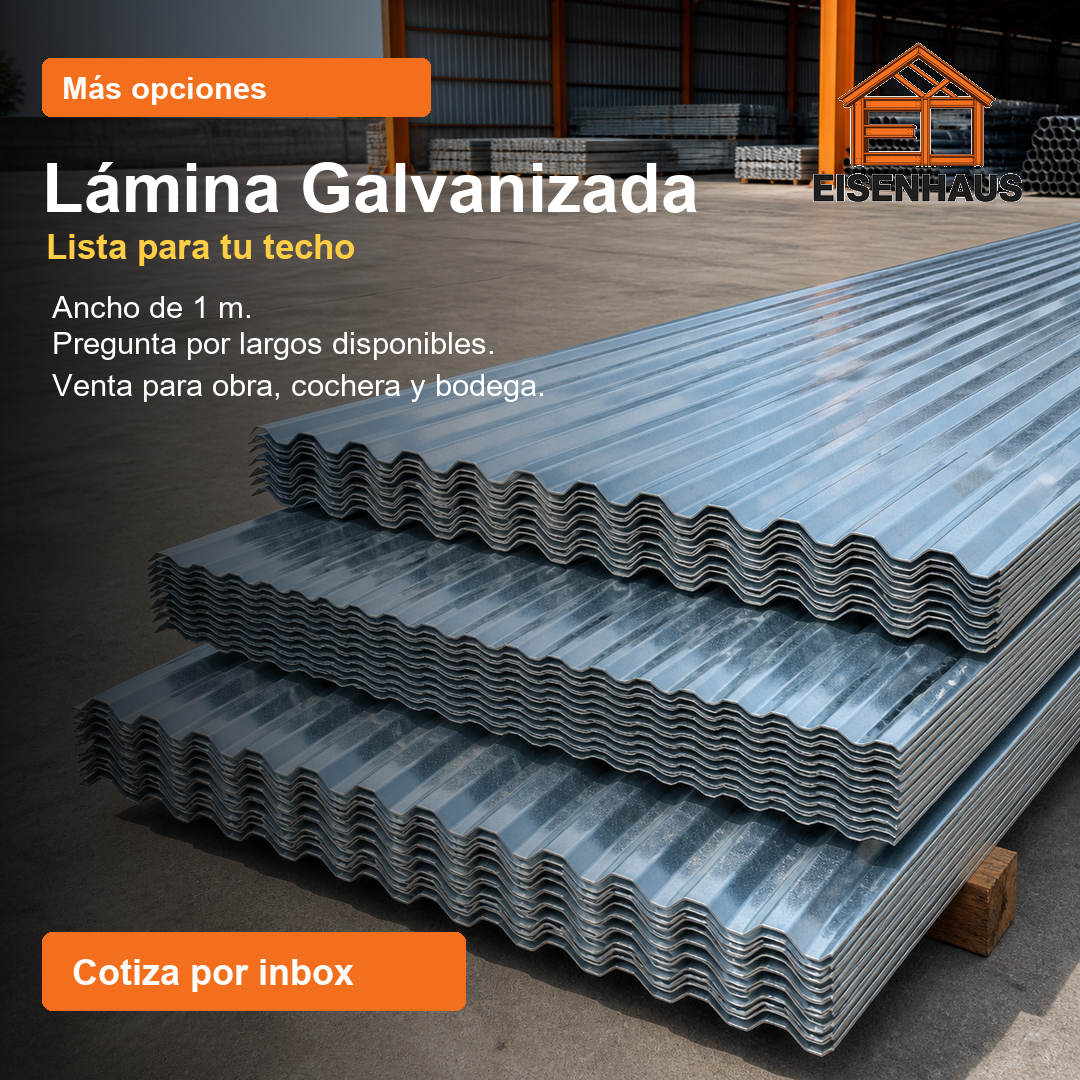 Lámina Galvanizada — varias medidas